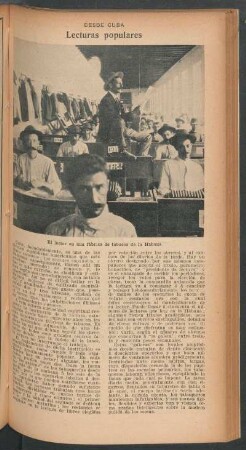 Lecturas populares : Desde Cuba