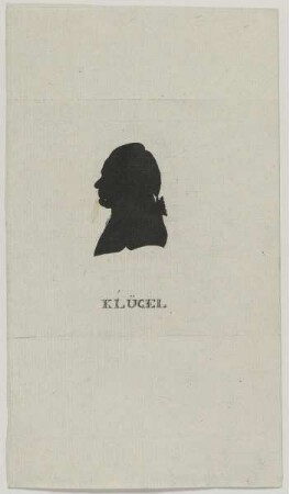 Bildnis des Ernst Gottfried Christian Klügel
