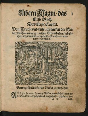 Alberti Magni/ das Erste Buch.