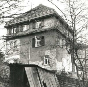 Dresden-Trachenberge, Weinbergstraße 79. Villa (um 1910). Gartenansicht
