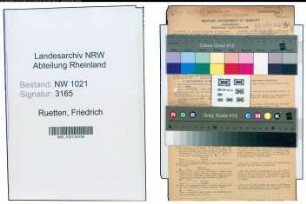 Entnazifizierung Friedrich Ruetten , geb. 15.04.1894 (Stadtbote)