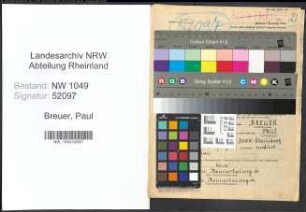 Entnazifizierung Paul Breuer , geb. 28.09.1895 (Stadtsekretaer)