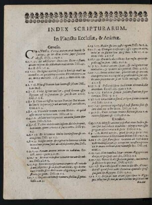 Index Scripturarum.