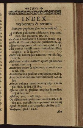 Index verborum & rerum.