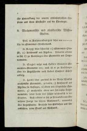 4, B. Mathematische und physikalische Wissenschaften