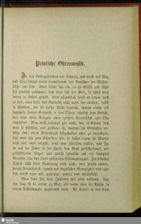 Peinliche Ohrenmusik