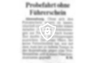 Probefahrt [Name maskiert]