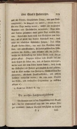 Die unächte Lungenentzündung.