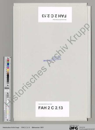 Schreiben von Forstdirektor Heinrich Christian Burckhardt (Hannover) an Alfred Krupp