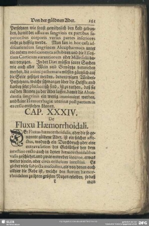 Cap. XXXIV. De Fluxu Haemorrhoidali