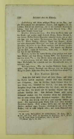 4. Der Kanton Zuerich