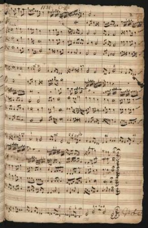 Huc me sydereo; V (4), strings, bc; g-Moll