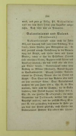 Valentinianus und Valens