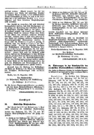Änderungen in der Anwärterliste der preußischen Studienassessoren (-assessorinnen) : [Sonstiges] ; [Amtliche Erlasse] ; [Amtlicher Teil]