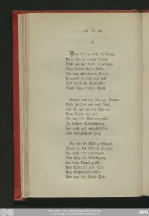 5. [Vom Kreuze will ich singen]