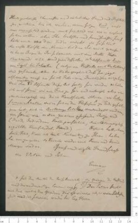 Brief von Adolf Erman an Adelbert von Chamisso