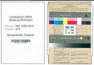 Entnazifizierung Friedrich Schoenfelder , geb. 23.10.1896 (Polizeibeamter)