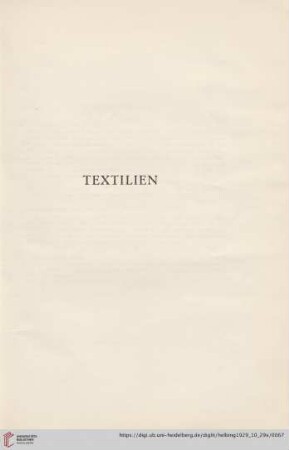 Textilien (Nr. 304-369)