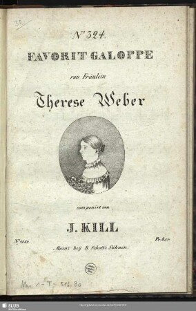 Favorit Galoppe von Fräulein Therese Weber : No. 324