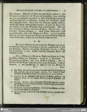 §. 28. [Von dem Scharmützel bey Friedland]]