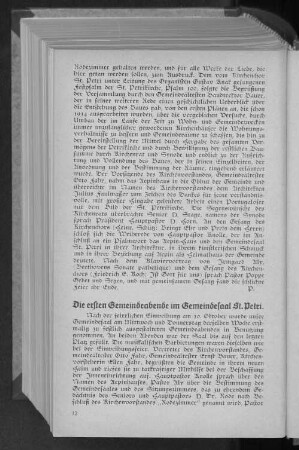 Die ersten Gemeindeabende im Gemeindesaal St. Petri.
