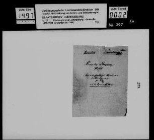 Wahl der ritterschaftlichen Abgeordneten des Neckarkreises für den Landtag 1870