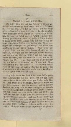 Schluß der ersten Periode