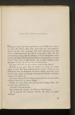 Eine böse Überraschung