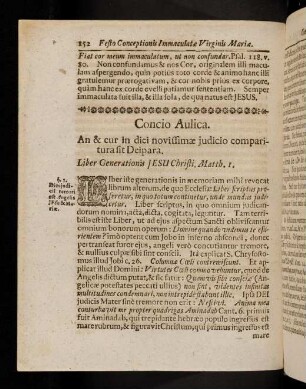 152-161, Concio Aulica