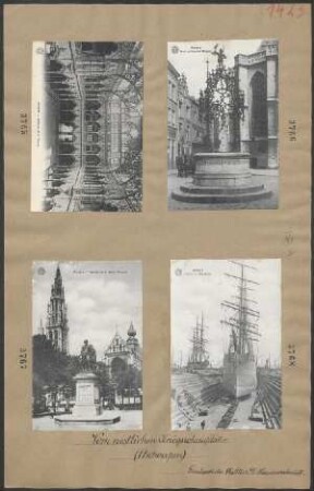 Anvers - Intérieur de la Bourse