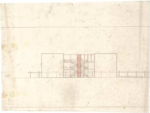 Schneider - Esleben, Paul; Düsseldorf, Rolandstr. 40; Rolandschule - Treppenhaus (Ansicht)