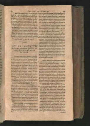 XIX. ARGUMENTUM, ductum à vaticinijs Biblicis eorumq; illustri complemento seu eventu.