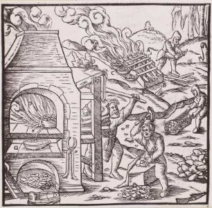 Agricola, Hüttenwesen, 1556
