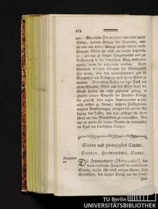 Sieben und zwanzigstes Capitel. Sueven, Herminburi, Suevi