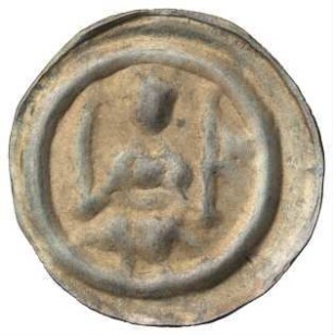 Fundmünze, Brakteat, 1254 - 1295