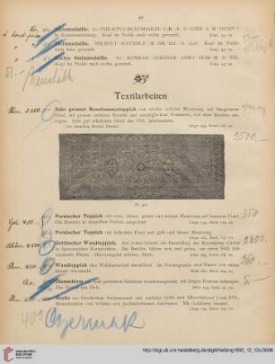 Textilarbeiten (Nr. 472-500)