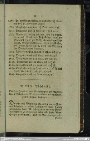 Vierter Abschnitt. Von den Imposten vom Stempelpapier und Spielkarten, Personensteuer, Mahlgroschensteuer und Schönburgischen Steuer-Contingente