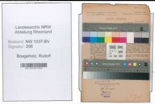 Entnazifizierung Rudolf Boegeholz , geb. 09.12.1897 (Schlosser)