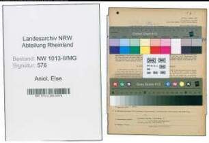 Entnazifizierung Else Aniol , geb. 25.08.1913 ()