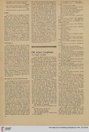 Die weisen Jungfrauen