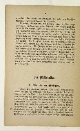 3. Alarich, der Westgote