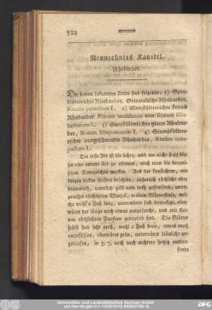 Neunzehntes Kapitel. Rhabarber.