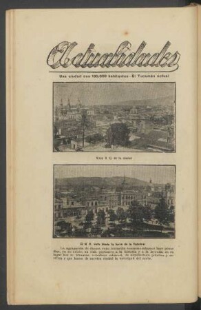 Vista S. O. de la ciudad