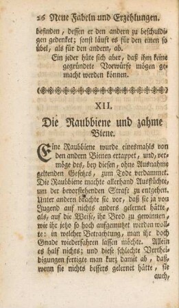 XII. Die Raubbiene und zahme Biene