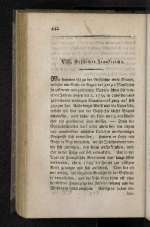 VIII. Geschichte Frankreichs.