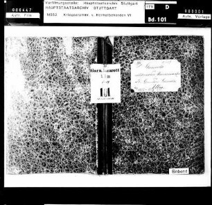Friedensstammrolle des Garnisonslazaretts Ulm