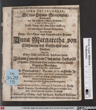 Iura Dei Feudalia