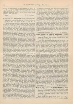 237-238 [Rezension] Weitbrecht, Rich., Ketzergerichte