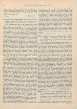 237-238 [Rezension] Weitbrecht, Rich., Ketzergerichte