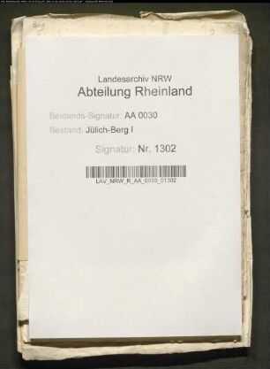 Rentmeisterei HEINSBERG Bd. I